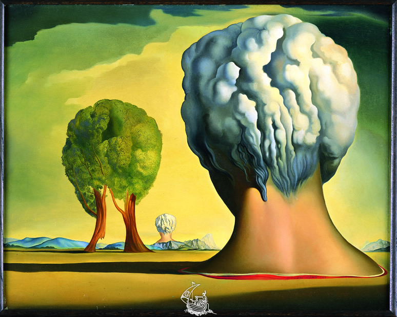 Las tres esfinges de Bikini 1947 - Salvador Dalí